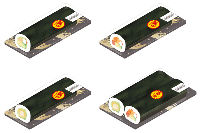Sushi roll set at half price