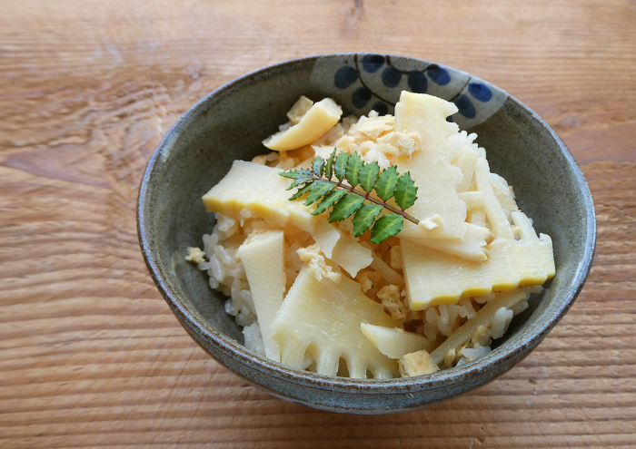 Taste the Seasonal Spring! Photo of Rice cooked with Bamboo Shoots