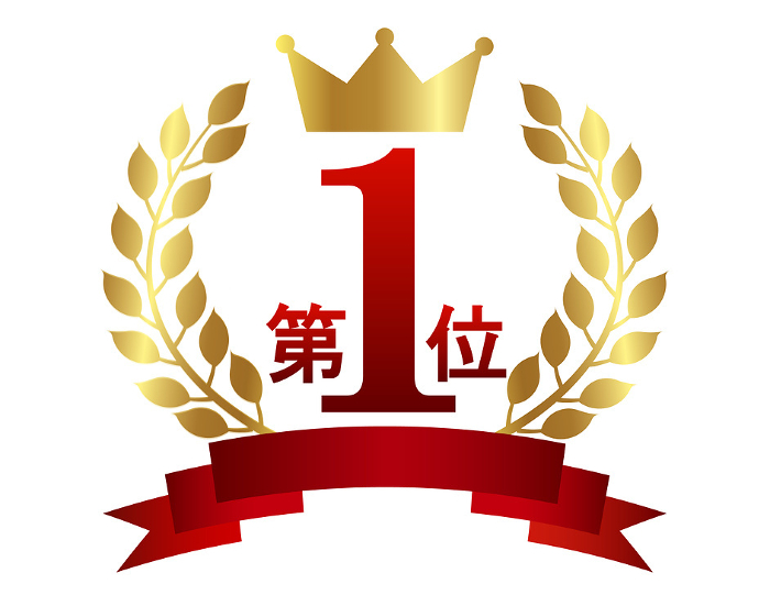 Crown 1st Ribbon Gold Icon