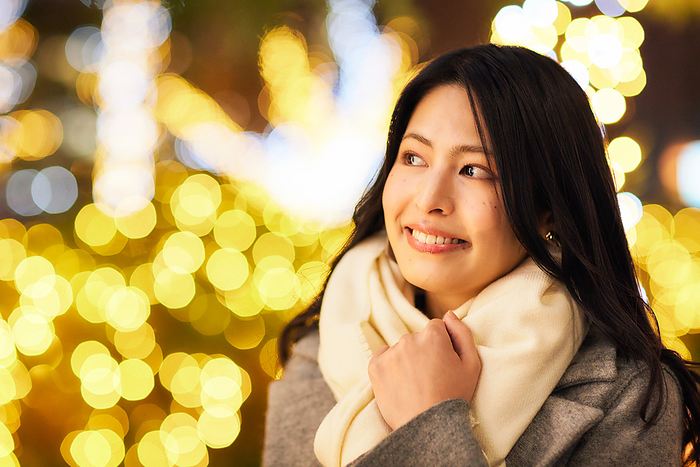 Smiling Japanese woman