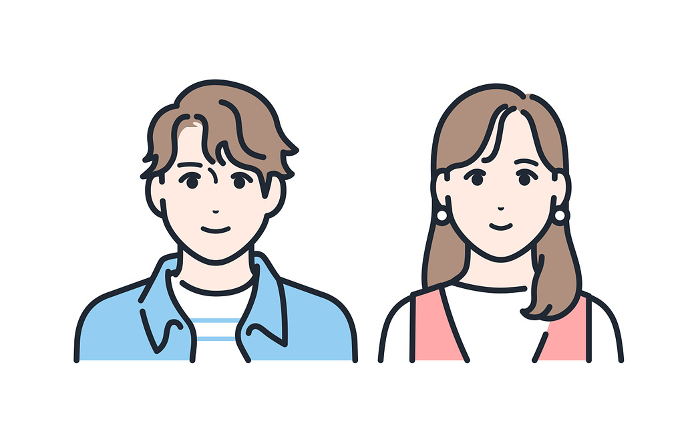 Young man/woman couple Icon