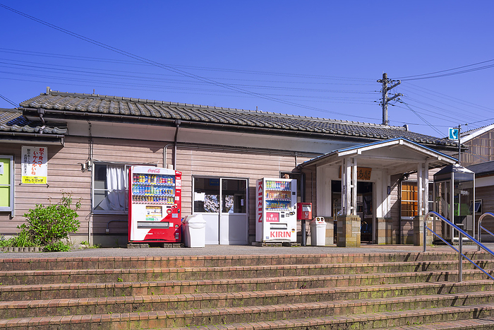 Noto Nakajima Station, Noto Railway Nanao City, Ishikawa Prefecture After recovery from the 2024 Noto Peninsula Earthquake 