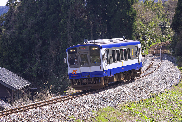 To and Railway Nanao City, Ishikawa Pref. After the 2024 Noto Peninsula Earthquake Noto Railway Nanao Line between Noto Kashima and Nishigishi 