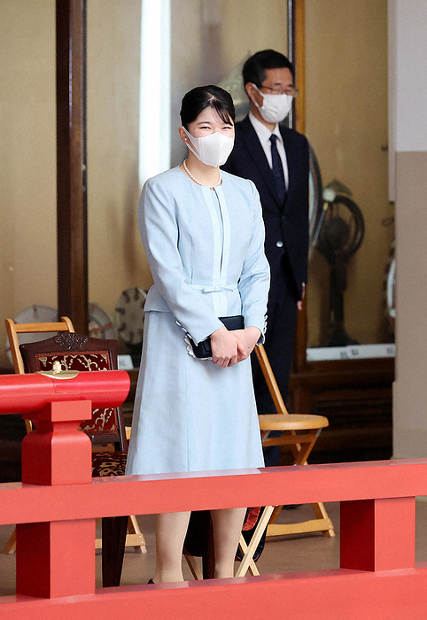 Their Majesties the Emperor and Empress  eldest daughter, Aiko, attends the Spring Gagaku Concert. Their Majesties the Emperor and Empress Aiko, the eldest daughter of the Emperor and Empress, attends the Spring Gagaku Concert at the Imperial Palace on April 14, 2024, at 10:27 a.m. Photo by Kentaro Ikushima