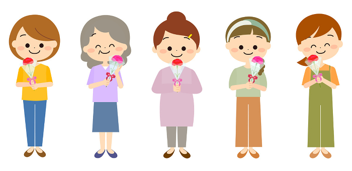 A set of women who would love to receive flowers for Mother's Day