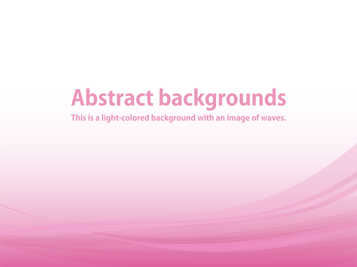 Abstract Wave Abstract Background Softly Flowing Wave_Light Pink