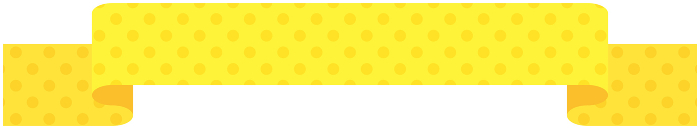 Illustration 1 (yellow) of a simple ribbon with dotted pattern