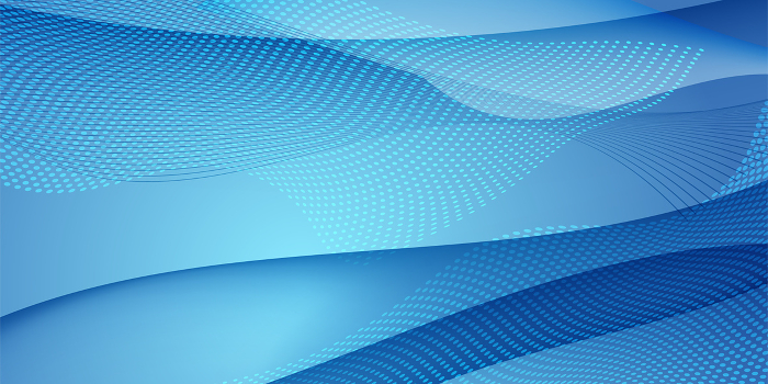 Waves Blue Technology Curved Background