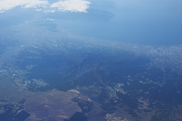 Mt. Aitaka Aerial view in Shizuoka Pref.
