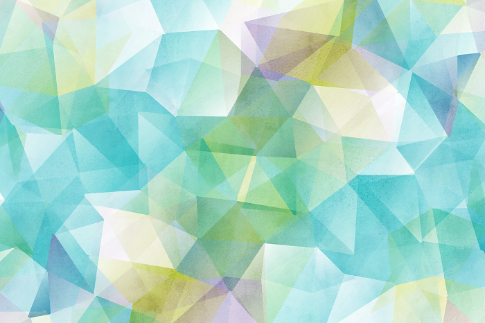 Blue watercolor textured polygon background