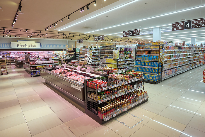 2024 Photo taken Supermarket job   meat and other sales floor March 2024 Chofu shi, Tokyo Whinageya Chofu Sengawa