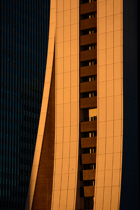 Sunset building