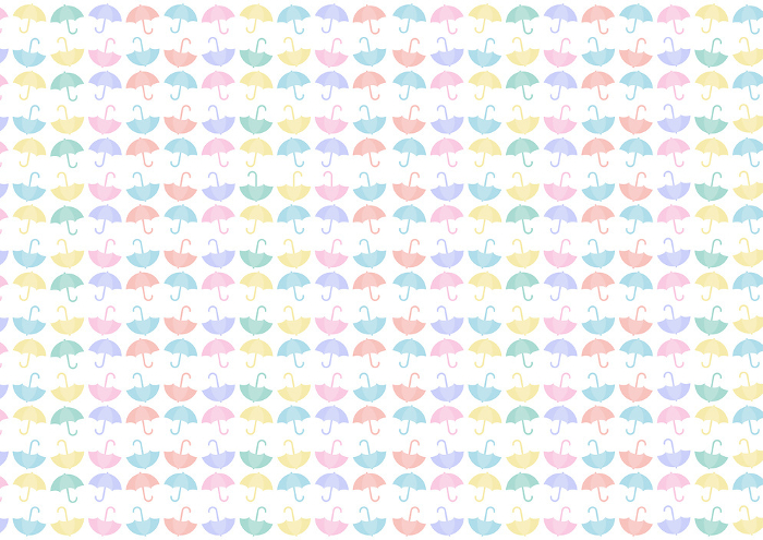 Clip art background of colorful umbrella pattern