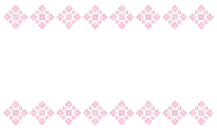 Pink hydrangea line frame