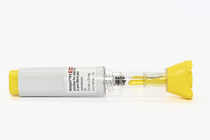 Methotrexate drug autoinjector for cancer treatment Methotrexate drug autoinjector. Methotrexate belongs to a class of drugs known as antimetabolites. It works by slowing or stopping the growth of cancer cells and suppressing the immune system., by DR P. MARAZZI SCIENCE PHOTO LIBRARY