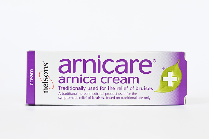 Arnica cream bruise relief medication Arnica cream bruise relief medication., by DR P. MARAZZI SCIENCE PHOTO LIBRARY