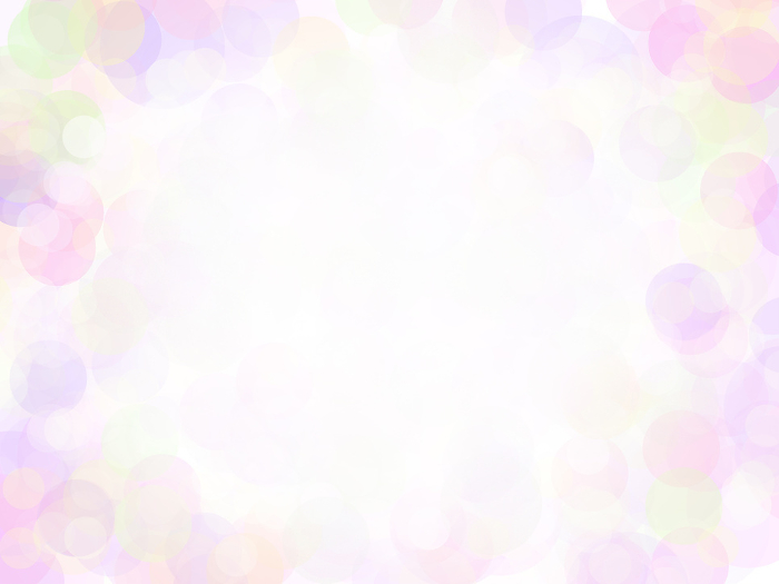Background with lively white copy space with bright, colorful soap bubble-like dots