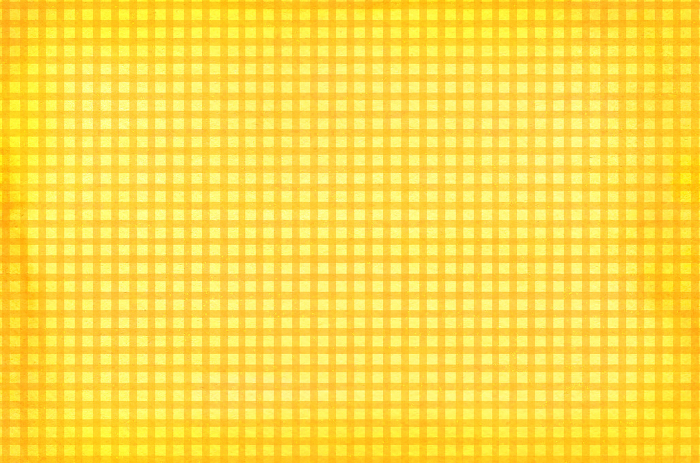 Bright yellow gradient checkered background painted with watercolors