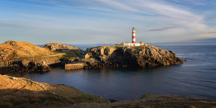 Eilean Glas lighthouse, Isle of Scalpay, Outer Hebrides, Scotland, UK, Europe Eilean Glas lighthouse, Isle of Scalpay, Outer Hebrides, Scotland, United Kingdom, Europe, by Karen Deakin