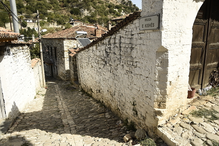 Old Town in Berat, Albania, Europe Old Town, UNESCO World Heritage Site, Berat, Albania, Europe, by Michael Szafarczyk