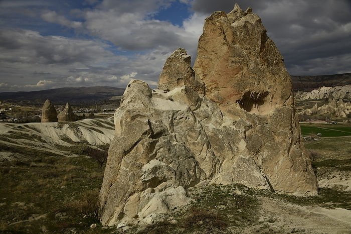 Ancient rock cut settlement, Cappadocia, Turkey Ancient rock cut settlement, Cappadocia, Anatolia, Turkey, Asia Minor, Asia, by Michael Szafarczyk