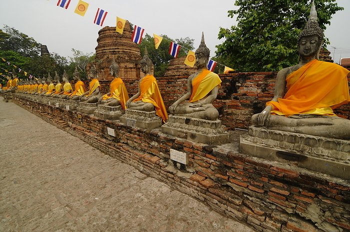 Wat Yai Chai Mongkhon, Ayutthaya, Thailand Wat Yai Chai Mongkhon, Ayutthaya, UNESCO World Heritage Site, Thailand, Southeast Asia, Asia, by Michael Szafarczyk