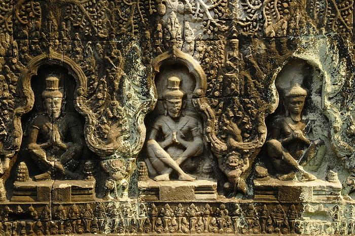 Ta Prohm Temple, Angkor, Cambodia Ta Prohm Temple, Angkor, UNESCO World Heritage Site, Siem Reap, Cambodia, Indochina, Southeast Asia, Asia, by Michael Szafarczyk