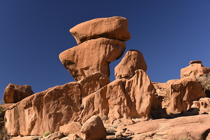 Picturesque rock formations around Tafraoute, Anti Atlas, Morocco  Picturesque rock formations around Tafraoute, Anti Atlas, Morocco, North Africa, Africa, by Michael Szafarczyk