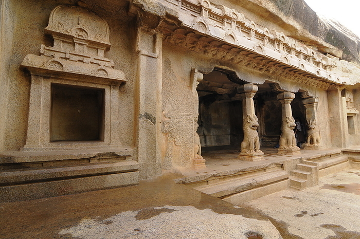 Ramanuja Mandapam, rock carved temple, Mahabalipuram, India Ramanuja Mandapam, rock carved temple, Mahabalipuram, UNESCO World Heritage Site, Tamil Nadu, India, Asia, by Michael Szafarczyk
