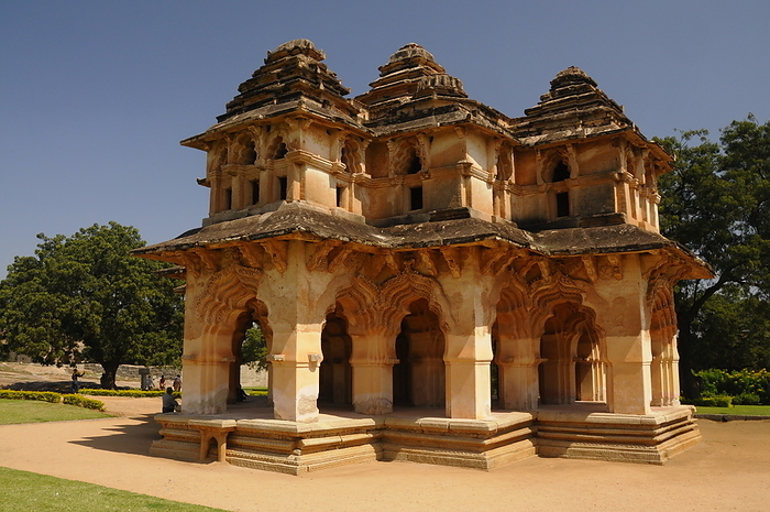 Lotus Mahal, Hampi, India Lotus Mahal, Hampi, UNESCO World Heritage Site, Karnataka, India, Asia, by Michael Szafarczyk