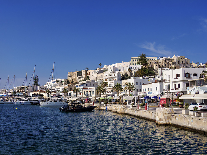 Chora Waterfront, Naxos City, Naxos Island, Cyclades, Greece Chora Waterfront, Naxos City, Naxos Island, Cyclades, Greek Islands, Greece, Europe, by Karol Kozlowski