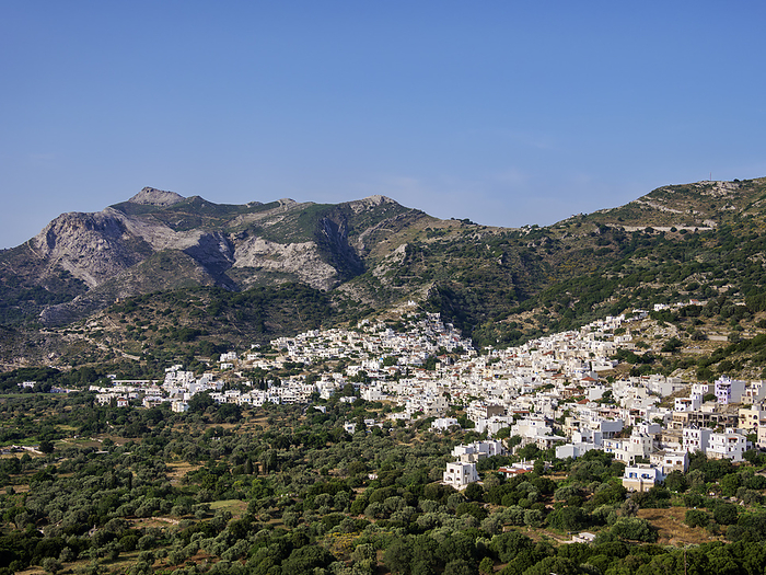 View towards Filoti Village, Naxos Island, Cyclades, Greece View towards Filoti Village, Naxos Island, Cyclades, Greek Islands, Greece, Europe, by Karol Kozlowski