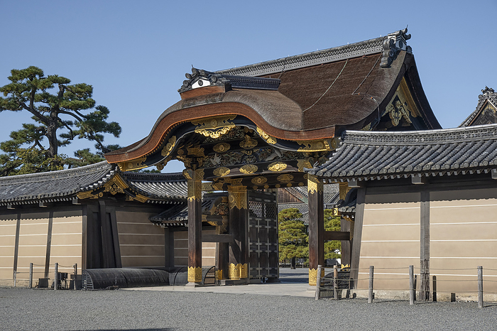 Nij  Castle main gate, Kyoto, Japan Nijo Castle main gate, UNESCO World Heritage Site, Kyoto, Honshu, Japan, Asia, by Francesco Fanti