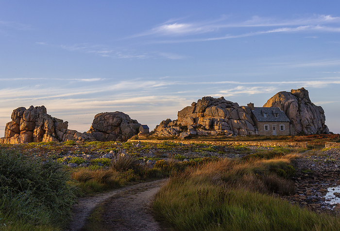 The house between the rocks, Le gouffre, Plougrescant, C tes d Armor, France The house between the rocks, Le Gouffre, Plougrescant, Cotes d Armor, Brittany, France, Europe, by Camillo Balossini