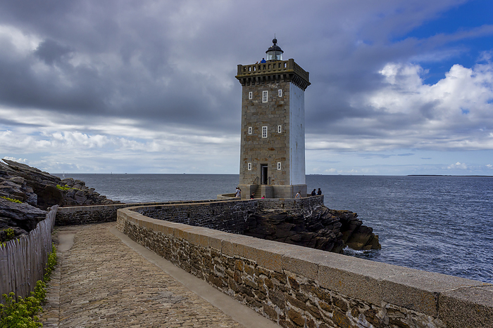 Lighthouse, Kermorvan, Le Conquet, Finist re, France Lighthouse, Kermorvan, Le Conquet, Finistere, Brittany, France, Europe, by Camillo Balossini