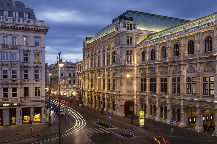 The Vienna State Opera in central Vienna, Austria. The Vienna State Opera in central Vienna, Austria, Europe