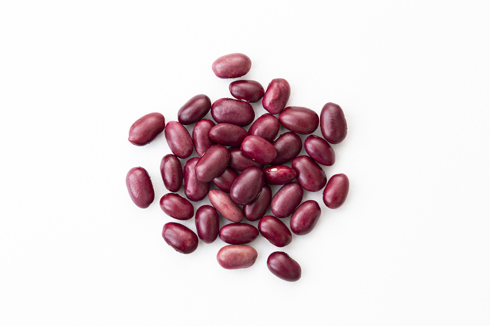 Taisho kidney beans on white background