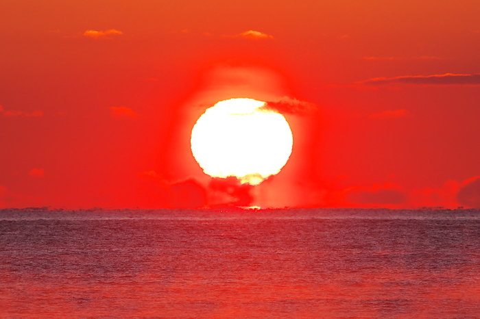 Sunrise and the Pacific Ocean Hokkaido  11 C