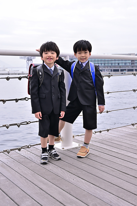 First Grader at the Port of Yokohama