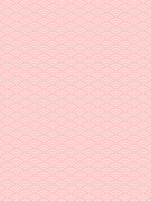 Japanese Background Pastel Color Blue Sea Wave Pattern Vertical Pink