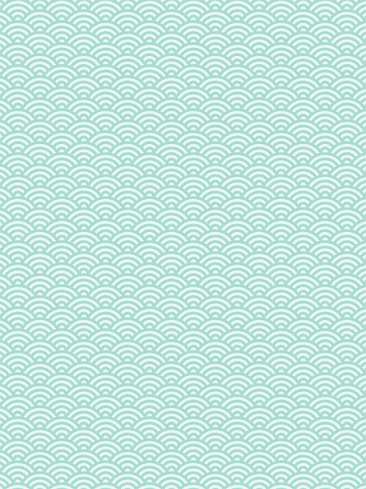 Japanese Background Pastel Color Blue Sea Wave Pattern Vertical Blue