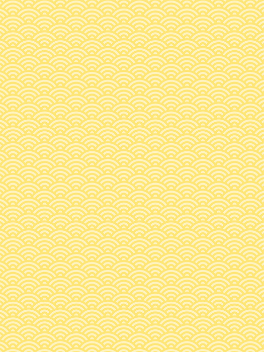 Japanese Background Pastel Color Blue Sea Wave Pattern Vertical Yellow