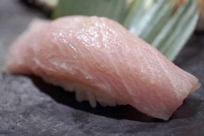 Nigiri Sushi with medium fatty tuna