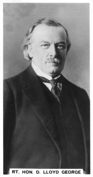 World War I Paris Peace Conference  1915  David Lloyd George, British Liberal statesman, c1915. David Lloyd George  1863 1945  was a Liberal member of Parliament for fifty years and served in government as President of the Board of Trade  1905 1908 , Chancellor of the Exchequer  1908 15 , Arms Minister  1915 16  and War Minister  1916 . He was British prime minister between 1916 and 1922. He attended the Paris Peace Conference in 1919 after WWI, and was heavily involved in the Treaty of Versailles.        Local Caption     David Lloyd George, British Liberal statesman, c1915.