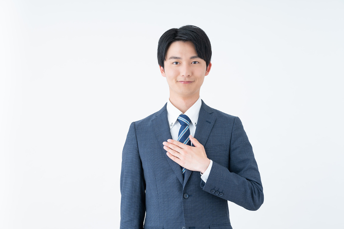 Young Japanese businessman.