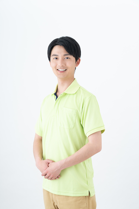 Young male care worker （Japanese / People)