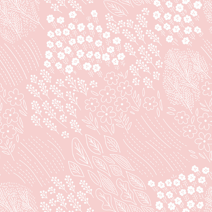 Delicate floral seamless pattern