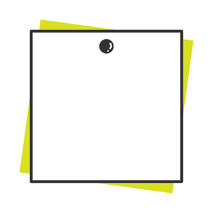 Notepad-type rectangular text frame