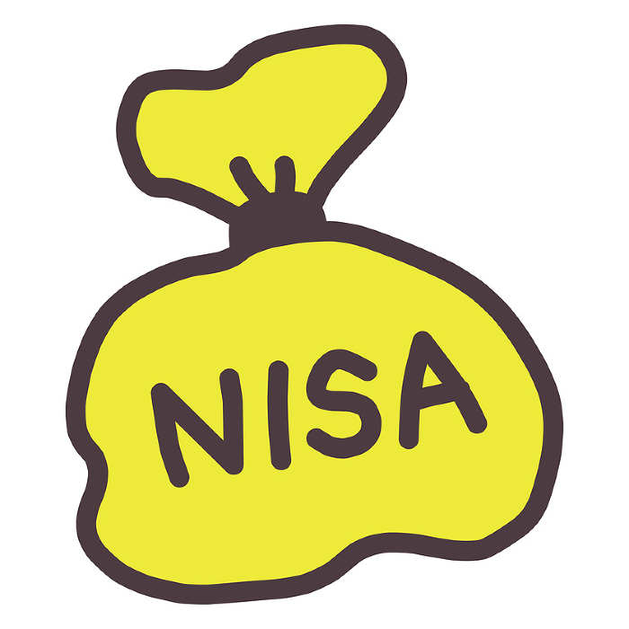 Material with NISA handwritten on yellow bag