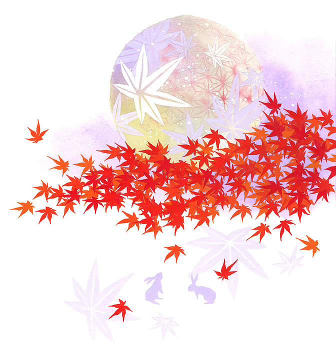 Moon and maple